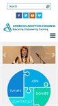 Mobile Screenshot of americanadoptioncongress.org